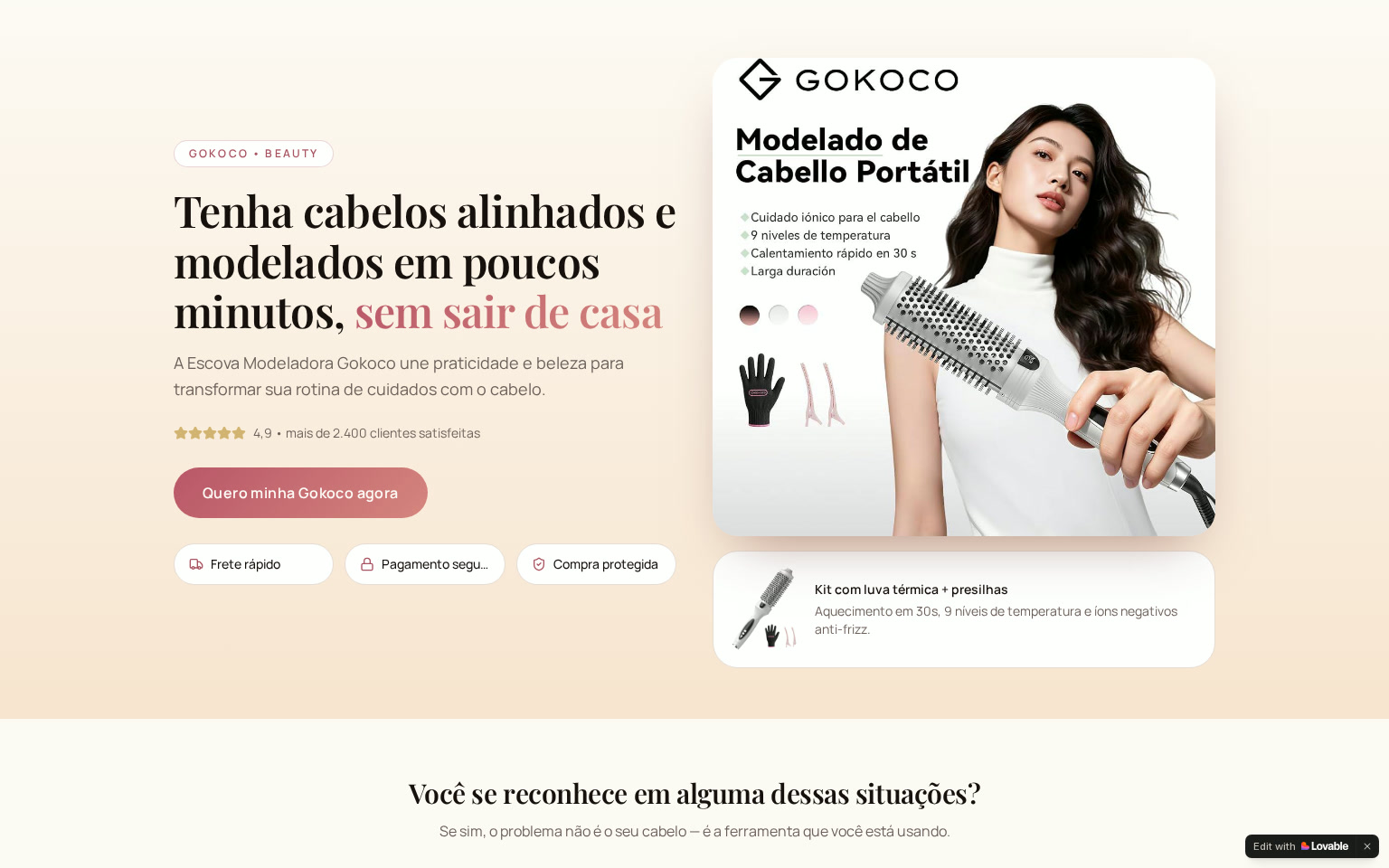 Projeto de site para loja de produtos de beleza
